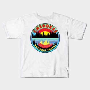 Cherokee National Forest Tennessee Park North Carolina Kids T-Shirt